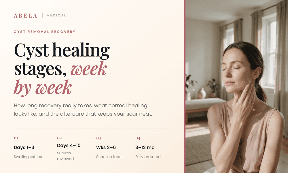 Cyst Healing Stages: Your Week-by-Week Recovery Guide