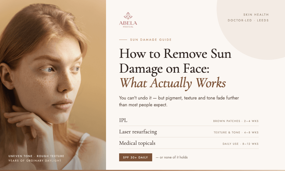 How to Remove Sun Damage on Face: What Actually Works